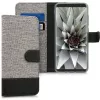 Husa Wiko View Prime, Textil, Gri, 43191.22