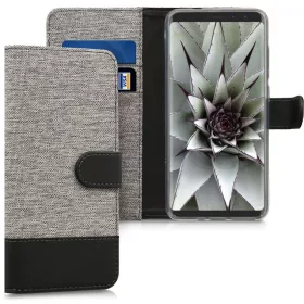 Husa Wiko View Prime, Textil, Gri, 43191.22