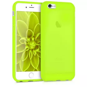 Husa Apple iPhone 6 / iPhone 6s, Silicon, Galben, 43410.75