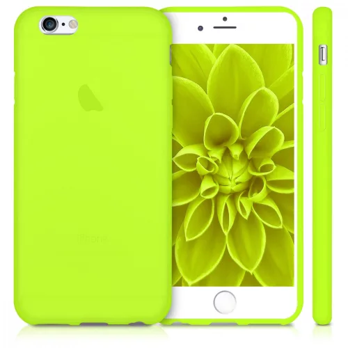 Husa Apple iPhone 6 / iPhone 6s, Silicon, Galben, 43410.75