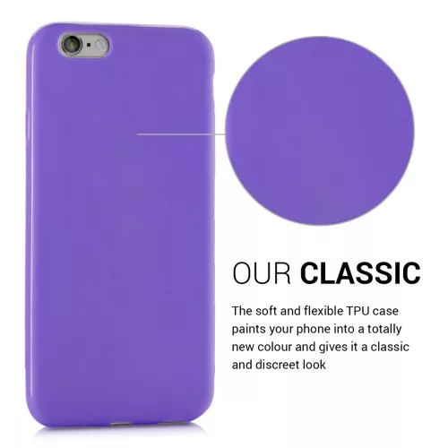 Husa Apple iPhone 6 / iPhone 6s, Silicon, Violet, 35176.55