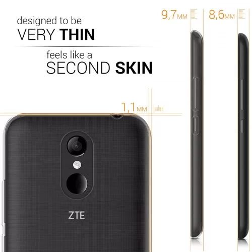 Husa ZTE Blade A602, Silicon, Transparent, 43439.03