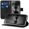 Husa ZTE Blade A520, Piele ecologica, Negru, 43438.01