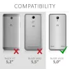 Husa ZTE Blade A520, Piele ecologica, Negru, 43438.01