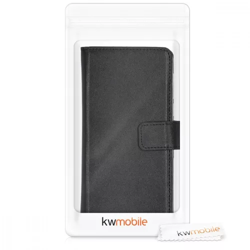 Husa Blackview R6, Piele ecologica, Negru, 43498.01