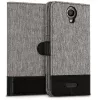 Husa Wiko Harry, Textil, Gri, 43509.22