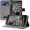 Husa Wiko Harry, Textil, Gri, 43509.22
