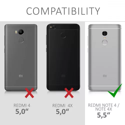 Husa Xiaomi Redmi Note 4, Silicon, Albastru, 43581.01