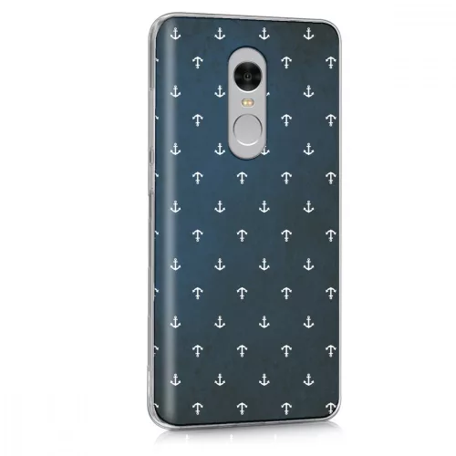 Husa Xiaomi Redmi Note 4, Silicon, Albastru, 43581.01