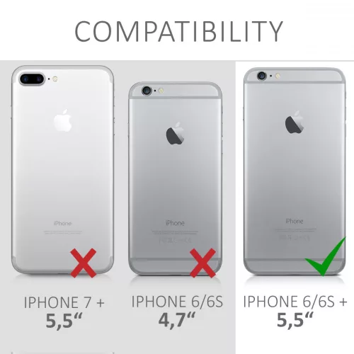 Husa Apple iPhone 6 Plus / iPhone 6s Plus, Silicon, Gri, 40841.43