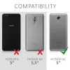 Husa Huawei Honor 6C, Piele ecologica, Maro, 43528.01