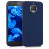 Husa Motorola Moto G5S Plus, Silicon, Albastru, 42822.53