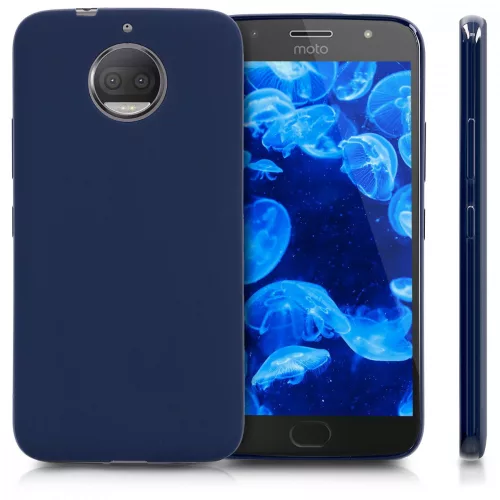 Husa Motorola Moto G5S Plus, Silicon, Albastru, 42822.53