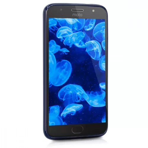 Husa Motorola Moto G5S Plus, Silicon, Albastru, 42822.53