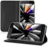 Husa Blackview A7 Pro, Piele ecologica, Negru, 43717.01