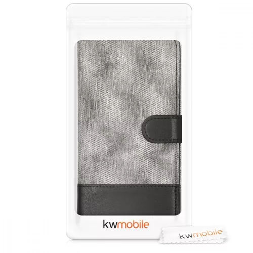 Husa Blackview A7 Pro, Textil, Gri, 43718.01