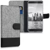 Husa Blackview A10, Textil, Gri, 43720.01
