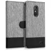 Husa Blackview A10, Textil, Gri, 43720.01