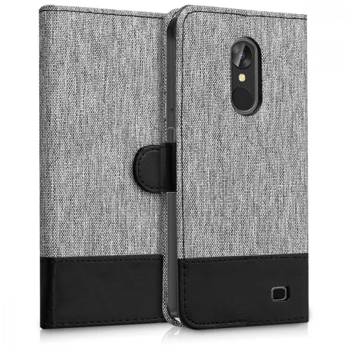 Husa Blackview A10, Textil, Gri, 43720.01