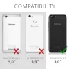 Husa Blackview A7, Piele ecologica, Negru, 43715.01