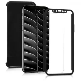 Husa Apple iPhone X / iPhone XS, Policarbonat, Negru, 43751.68