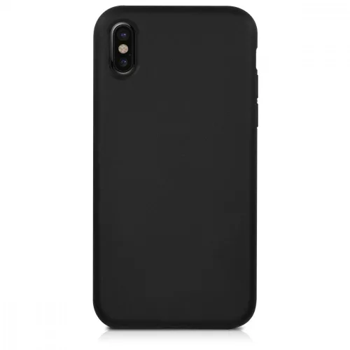 Husa Apple iPhone X / iPhone XS, Silicon, Negru, 43750.01