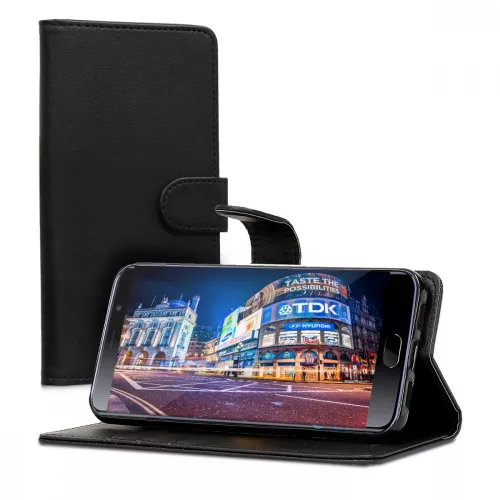 Husa Elephone S7, Piele ecologica, Negru, 43853.01