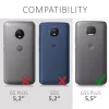 Husa Motorola Moto G5S Plus, Piele naturala, Negru, 42827.01