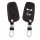 Husa Cheie Auto pentru BMW - 3 Butoane - Keyless Go, Piele ecologica, Negru, 43955.01