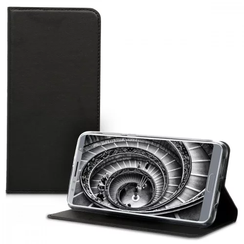 Husa Huawei Nova 2s, Piele ecologica, Negru, 44014.01