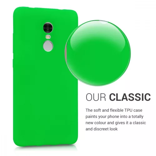 Husa Xiaomi Redmi Note 4, Silicon, Verde, 44073.44
