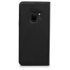 Husa Samsung Galaxy S9, Piele ecologica, Negru, 44090.01