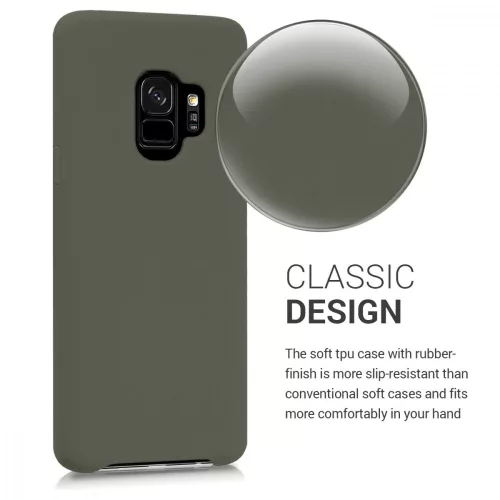 Husa Samsung Galaxy S9, Silicon, Verde, 44182.101