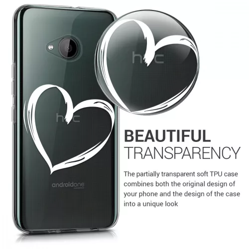 Husa HTC U11 Life, Silicon, Alb, 43644.02