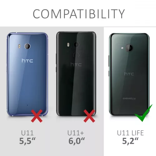 Husa HTC U11 Life, Silicon, Alb, 43644.02