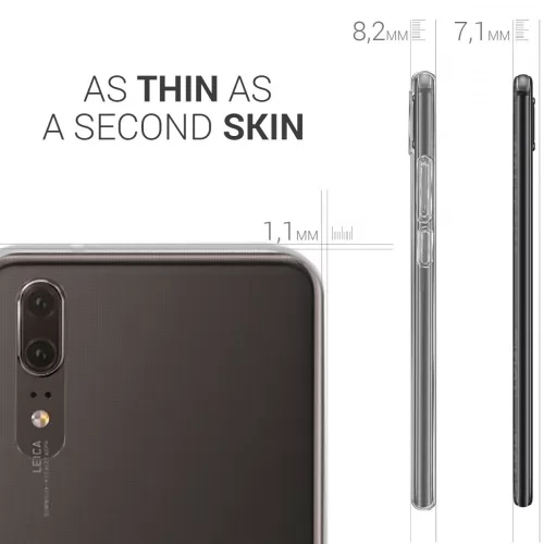 Husa Huawei P20, Silicon, Transparent, 44211.03