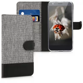 Husa ZTE Blade A520, Textil, Gri, 44275.22