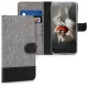 Husa ZTE Blade A520, Textil, Gri, 44275.22