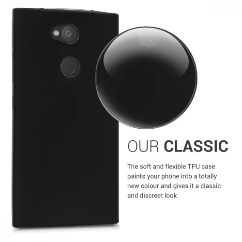 Husa Sony Xperia L2, Silicon, Negru, 44289.47
