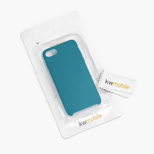 Husa Apple iPhone 8 / iPhone 7 / iPhone SE 2, Silicon, Albastru, 40225.78