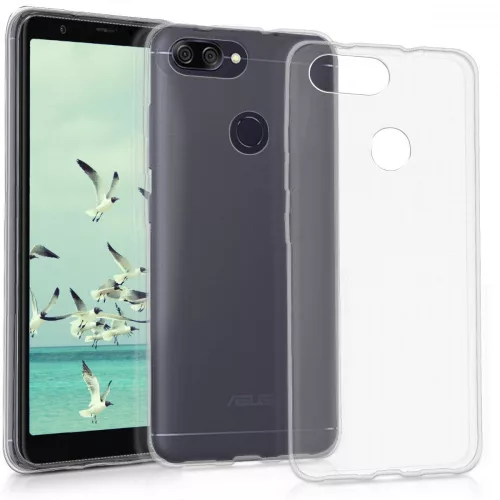 Husa Asus Zenfone Max Plus, Silicon, Transparent, 44423.03