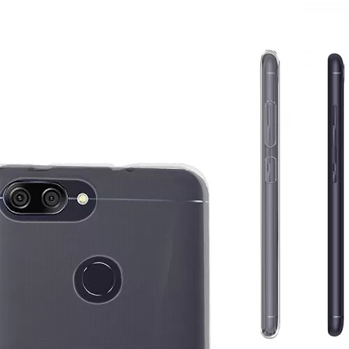 Husa Asus Zenfone Max Plus, Silicon, Transparent, 44423.03