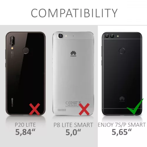 Husa Huawei P Smart / Enjoy 7s, Silicon, Roz, 44435.81