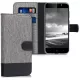 Husa ZTE Blade A6, Textil, Gri, 44462.22