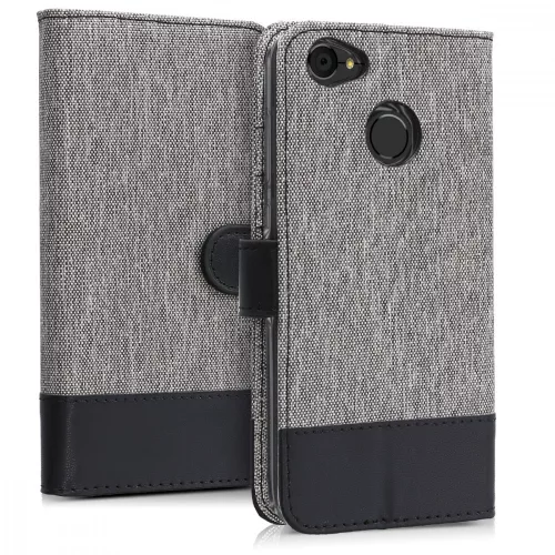 Husa ZTE Blade A6, Textil, Gri, 44462.22