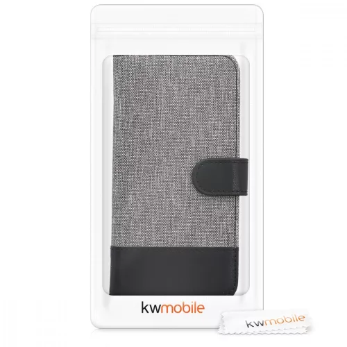 Husa ZTE Blade A6, Textil, Gri, 44462.22