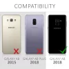 Folie de protectie pentru Samsung Galaxy A8 (2018), kalibri, Fata, Negru, 44457.01
