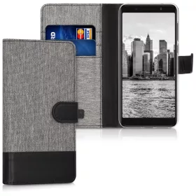 Husa Alcatel 3X, Textil, Gri, 44563.22