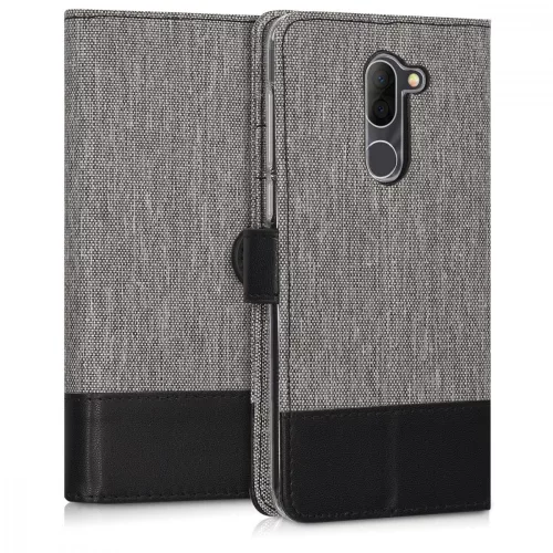 Husa Alcatel 3X, Textil, Gri, 44563.22