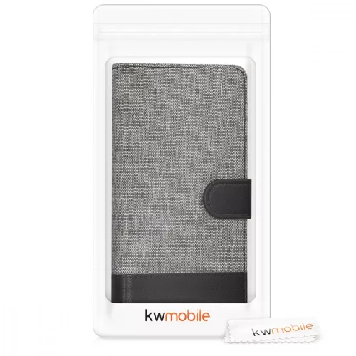 Husa Alcatel 3X, Textil, Gri, 44563.22